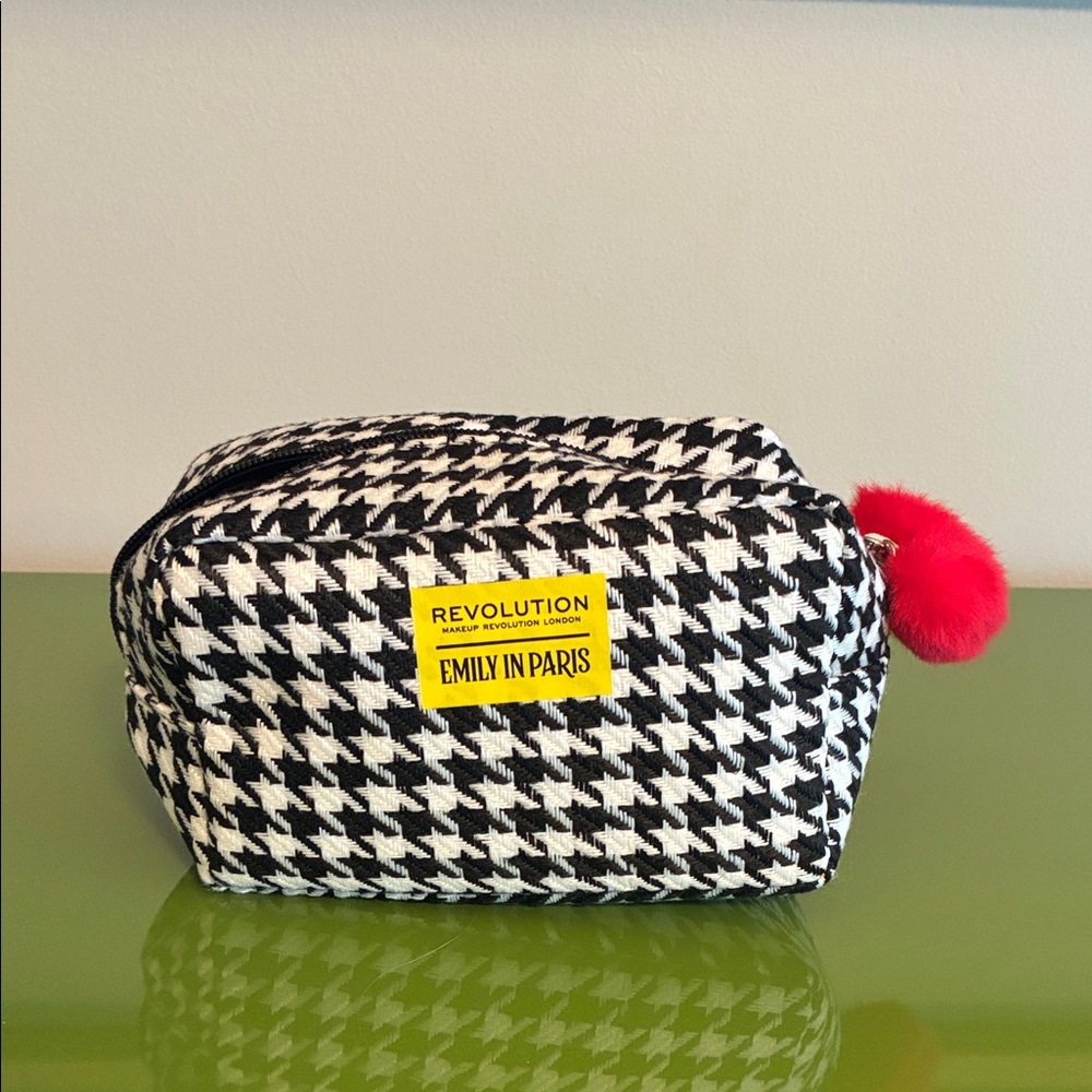 Emily in Paris zip up makeup pouch